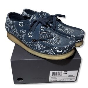 Supreme x Clarks Wallabee Paisley Blue